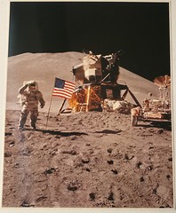 Vintage 1981 Laser Photo Art Moonwalk Impact Print #1300-IF 1969 – 20x 16