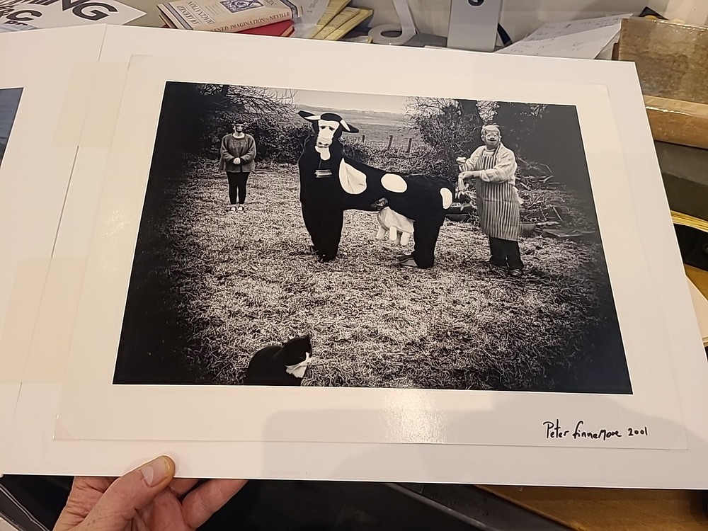 Peter Finnemore Mad About the Cow No. 3 1999 Silver Gelatin Print Surrealist
