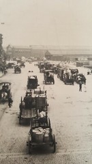 LARGE B/W ORIGINAL PHOTO – Late 19th Century – New York City Waterfront