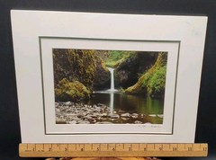King Wu Matted Photography # Print – PUNCH BOWL FALLS,OR Print 5×7 Matted 9×11