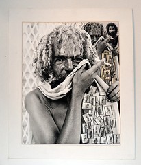 JOSE TONITO Fine Art B&W Silver Photograph.1989 Prize winner decoupage.Signed.