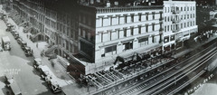 Vintage W. Roege Photo NYC Sixth Ave Elevated Train Tracks 51st Street 1931