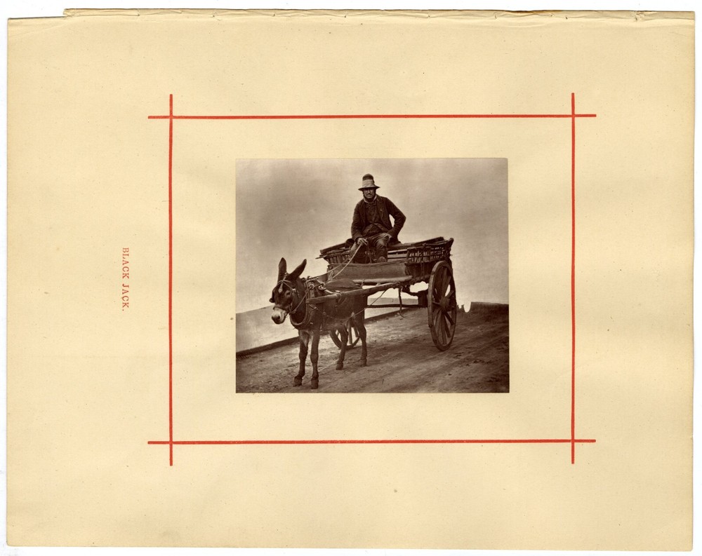 John Thomson, «Black Jack» 1877, Orig. Woodburytype from «Street Life in London»