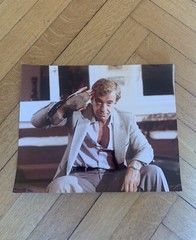 1980 Jean-Paul Belmondo Il Piccione Di Piazza San Marco *Photograph 30 X 24 Cm