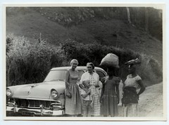 Africa Portrait – Woman & Child Car Landscape – Photo Antique An. 1950 60