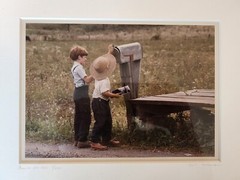 Lot Of 2 Bill Coleman Signed Amish No 22 & 251 Matted Photographs