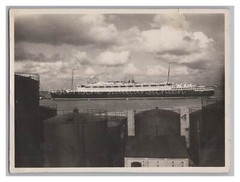 Steamer Ship Storage Industrial Port – Old Photo