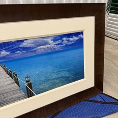 Peter Lik- «Tranquil Blue» 1.5M Framed Picture Dock Florida Keys
