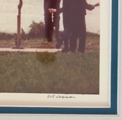 «The Frogs» – Amish Boys – Signed, Ltd. Ed. Photograph by Bill Coleman, framed