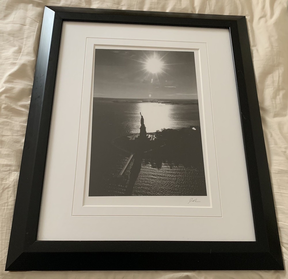 New York Statue of Liberty #2830 Photograph Signed Jesse Kalisher Framed