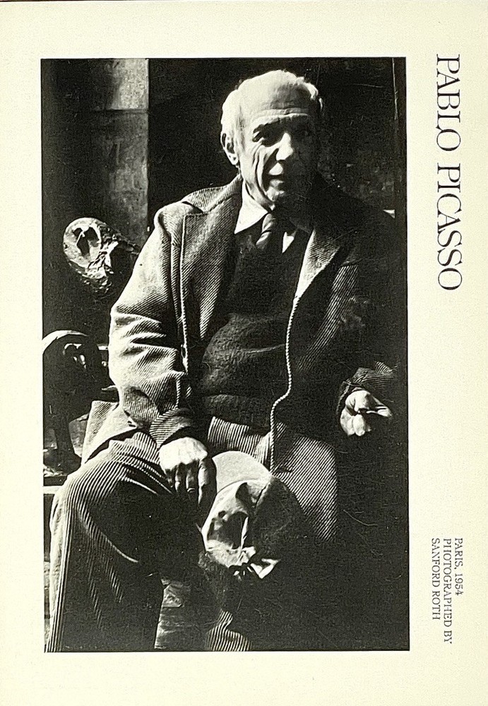 Sanford H. Roth (1906-1952) Portrait Of Pablo Picasso 1954 Paris France