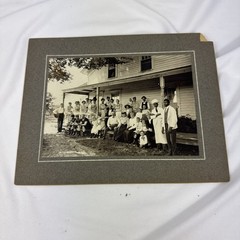 Vintage Early 1900’s Restaurant Owners Customers And Employees Photograph