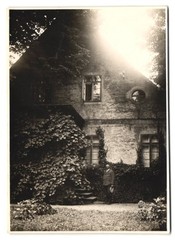 2 photographs Vorwerk-Quermathen, manor house around 1928