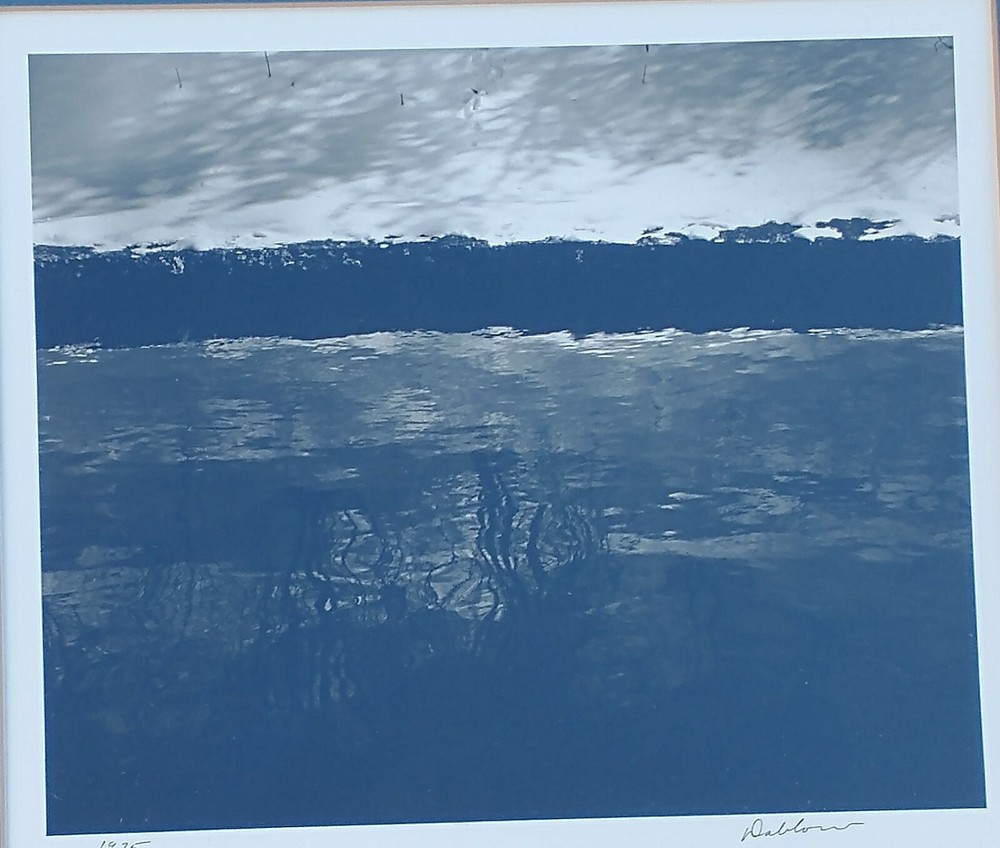 Absract Iowa landscape Dean Dablow b 1946 Louisiana artist