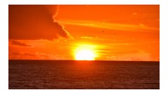 Red Sunset Over the Horizon, High Resolution Image, Many Formats, TV Art