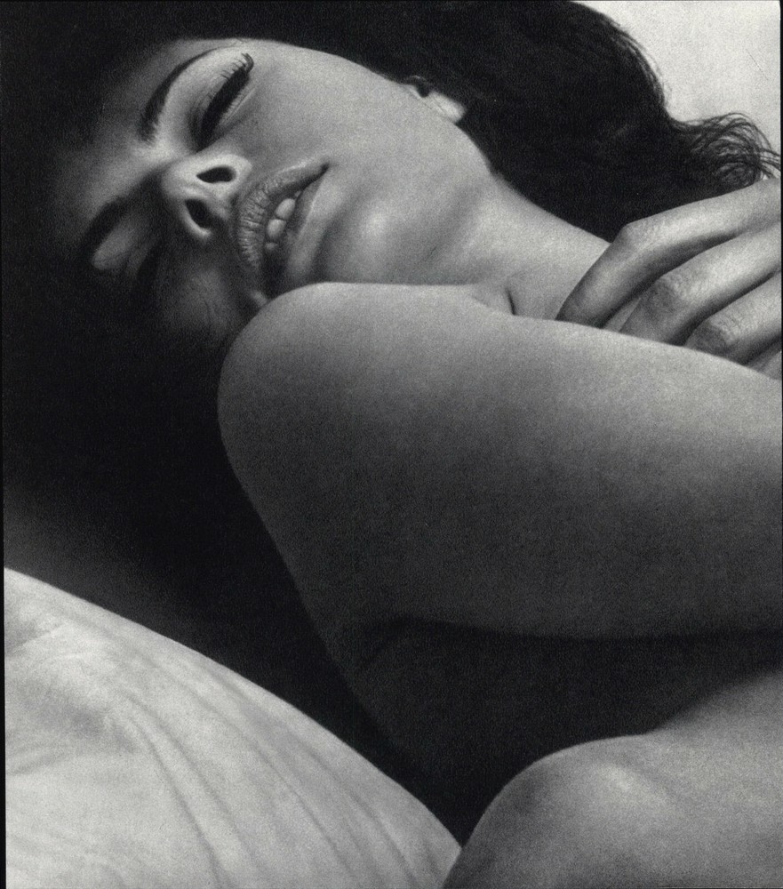 1966 Wingate Paine Female Sleeping Nude Body Art Photo Photogravure 11 X 14