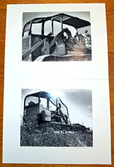 Vtg 1978 Gelatin Silver Lot of 2 Bulldozer Prints Signed 8×10 COA Fine Art Image