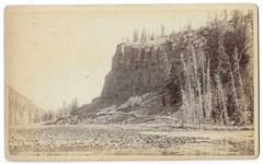 Frank Jay Haynes / Obsidian Cliff from Beaver Lake 1890 3553