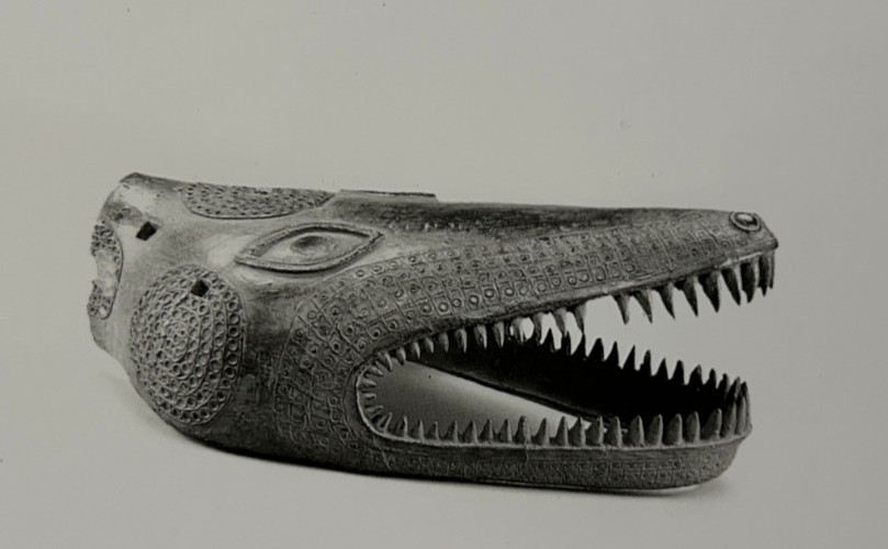1994 BENIN PORTRAIT «HEAD OF SNAKE» EXHIBIT FROM MUSEUM FUR VOLKERKUNDE, VIENNA