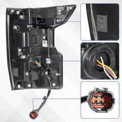 Tail Light Assembly Compatible with 2022-2024 Nissan Frontier Rear Brake Light T