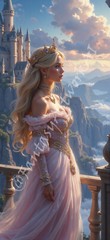 Princess – Digital Image Picture Phone Background AI Art, 10 images – #06