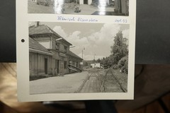 Photo View Market Eisenstein Czech Republic Railway Station Lot Church 1993 Bohemia Building