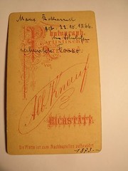 Eichstätt – 1873 – Marie Rothamel as a girl – born 10/22/1866 – Portrait / CDV