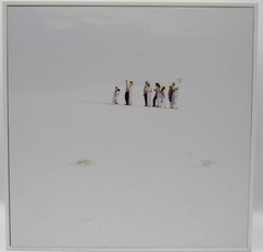 Julia Christe White Sands #4 photograph ltd ed Lumas 2000 9.5”x9.5” framed