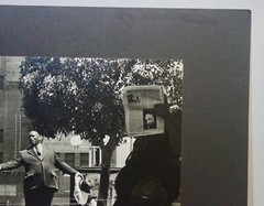 B&W Photograph- Signed Matted- 1976 Free speech public square no one listens!