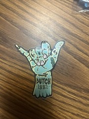 Dutch bros zombie hand sticker October 2024 Halloween