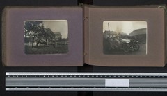 Photo Album with 24 Photographs, German Soldiers in Lille, Front Area, Officer