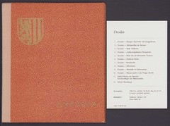 12 photographs view Dresden, publisher PGH film & image Berlin, photo Hoffma