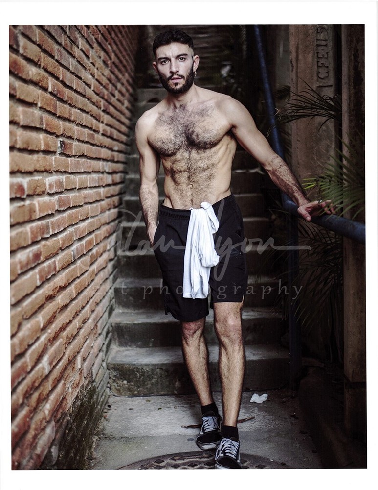 11 X 8.5 Alan Lyon Original Male Photo gay interest (1) Alex steps in Mexico