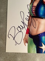 2016 Bayley NXT Original Hand Signed Autographed 8×10 Promo Photo WWE Sasha Bank