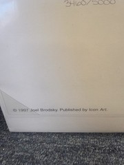JOEL BRODSKY, «JIM MORRISON» SIGNED Poster Print 22×26- #d /5000