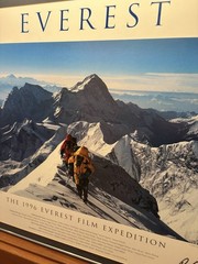 1996 Everest Film Expedition Framed Film Poster Signed David Breashears IMAX
