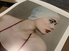 Billy & Hells – Original Gelatin Silver Photograph «Woman in Red Swimsuit»