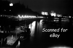 CORONATION STREET DECORATIONS AT NIGHT QUEEN ELIZABETH II 1953 – 12 NEGATIVES