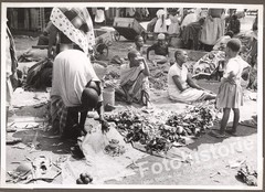 Photo Market Scene Beans & Leafy Greens Arusha Tanzania 1960s East Africa
