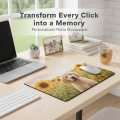 Personalized Photo Mouse Pad Custom Picture Mousepad Gift Desk Office
