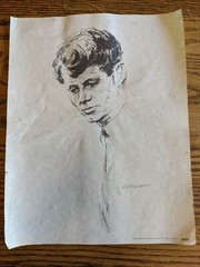 1968 RFK ROBERT BOBBY KENNEDY POSTER INDIANA ART RARE VTG JOHN LIVENGOOD