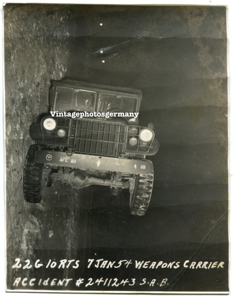 D5575 Foto 1954 Auto Jeep US – Army USAF PKW LKW Truck