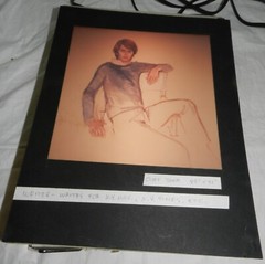 Signed Letter from Artist George A. Rizzo plus 9 Color Transparencies of his Art
