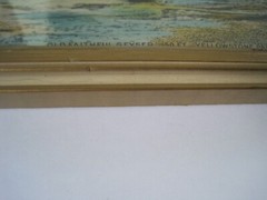 Old Faithful Geyser Yellowstone Colored Photo Antique Or Vintage Frame 13″ x 18″