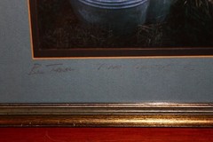 Vtg Bill Turner Art Photograph «Mama’s Washtub» 1976 Signed Framed Rural Scene