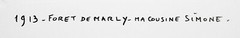 Jacques-Henri LARTIGUE: Foret de Marley – Cousine Simone, 1913 / With BLINDSTAMP
