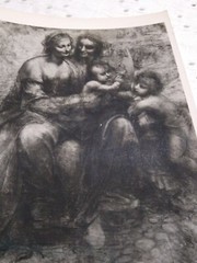 VTG RPPC LEONARDO DA VINCI THE VIRGIN & CHILD S. ANNE & INFANT S. JOHN POSTCARD