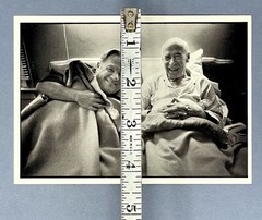 Henry Miller & Lawrence Durrell c. 1974 – Fotofolio Art Photo Print Card 4”x6”
