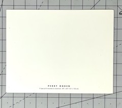 PERRY OGDEN – PHOTOGRAPHS – FRANCIS BACON’S STUDIO – Announcement Card