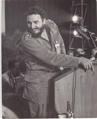 Fidel Castro press photo, vintage photo 1960s, revolution photo, cold war photo